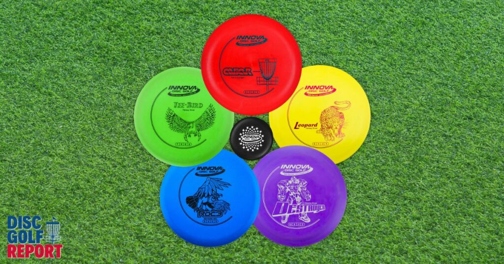 An image showing the discs in the Innova Starter Set